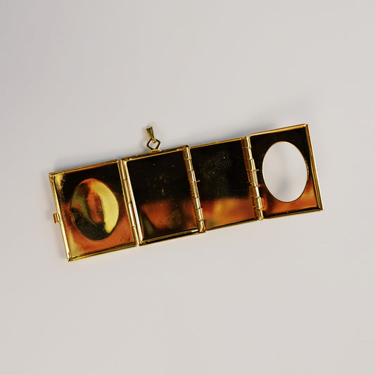 Vintage 1991 Avon Brag Locket Pendant