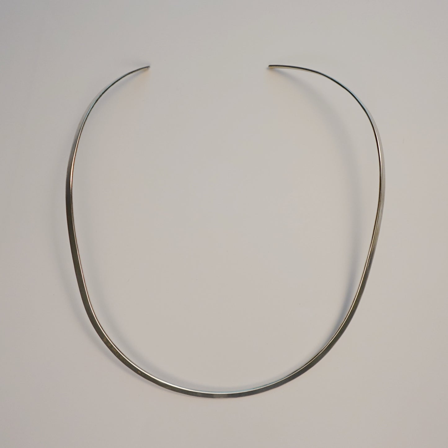 Vintage Sterling Silver Cuff Necklace