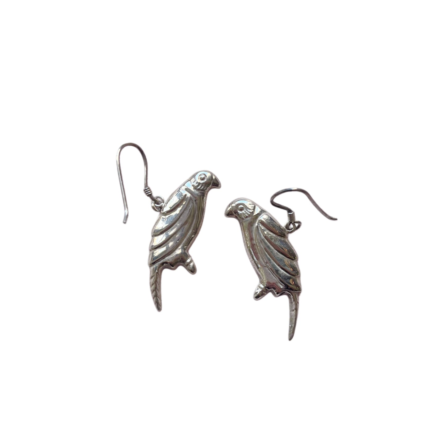 Vintage Sterling Silver Bird Earrings