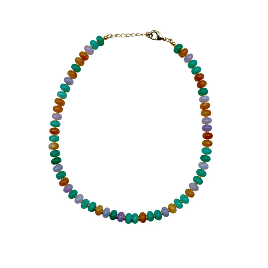 Kiwi Beaded Necklace