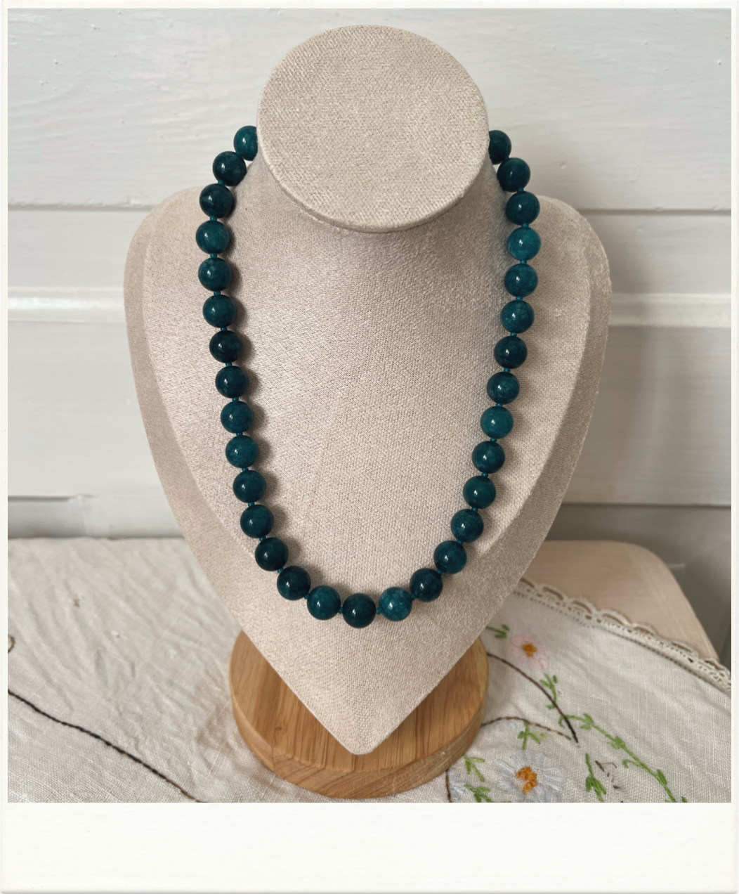 Blue Jade Necklace