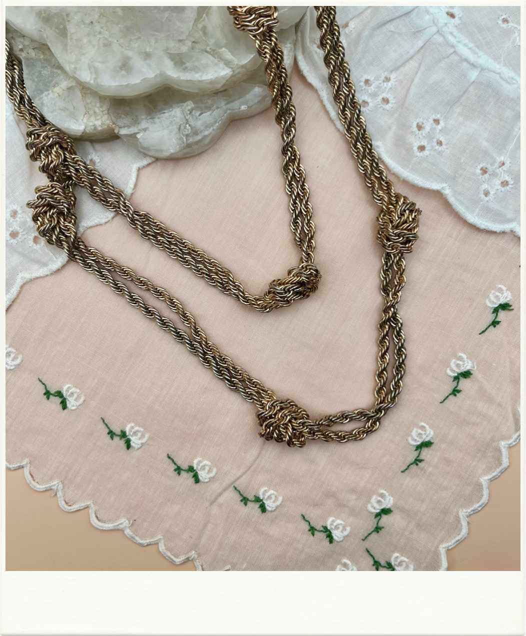 Twisted Knot Necklace