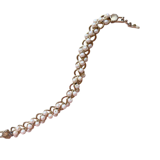 Vintage Richelieu Pearl Chain Bracelet