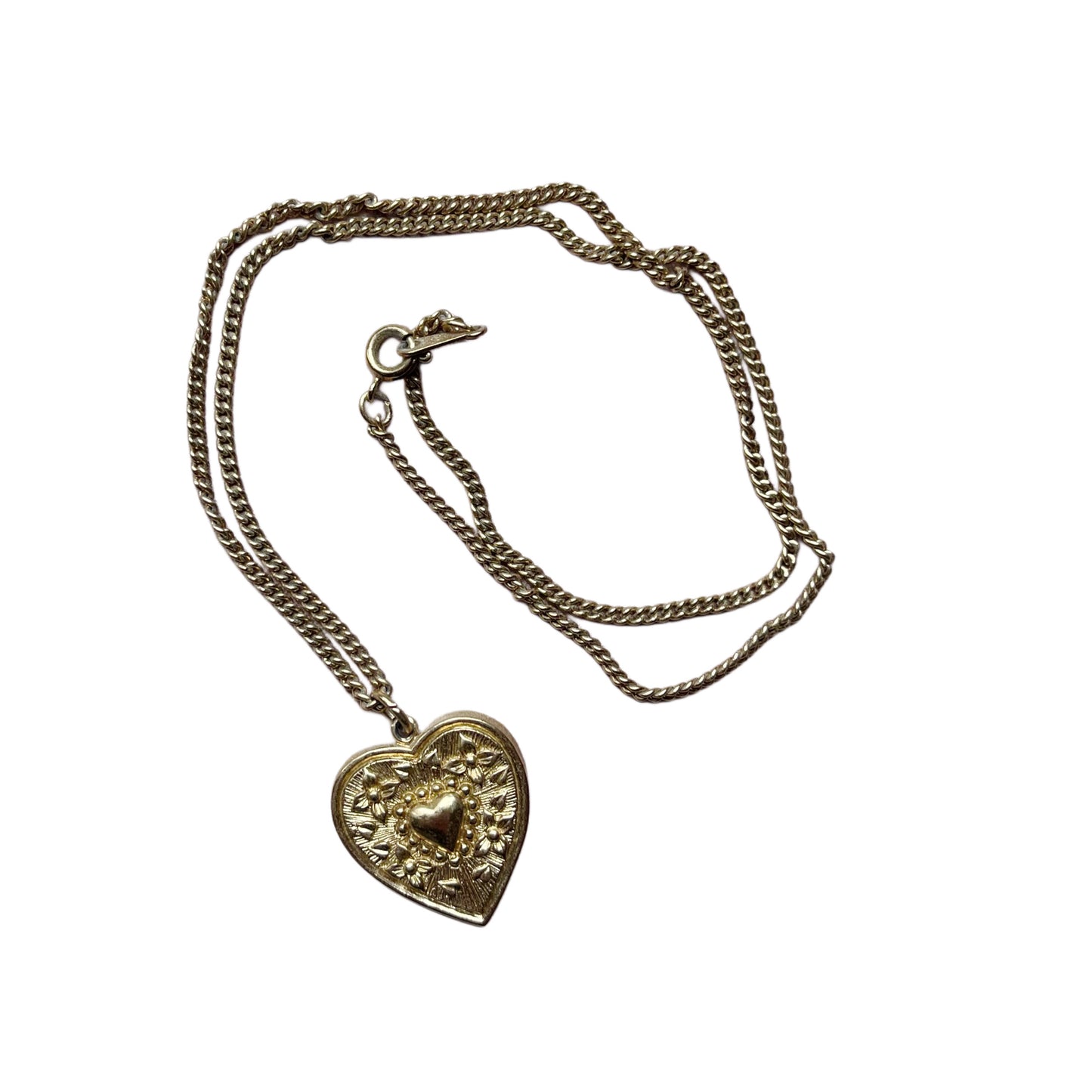 Vintage Avon Annie Heart 1982 Necklace