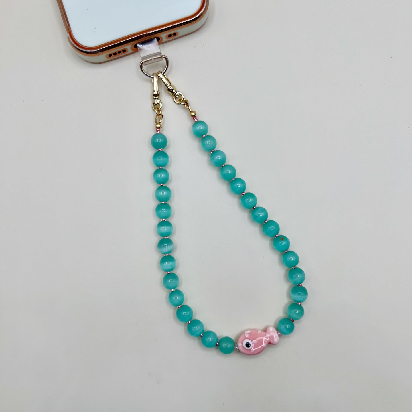 Painted Fish Wristlet