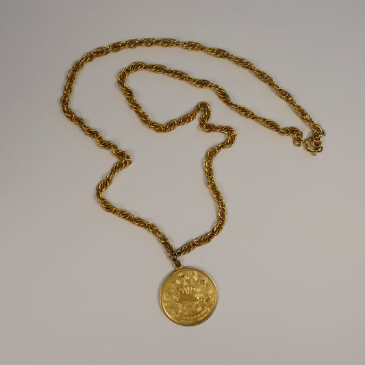 Vintage Sarah Coventry Scorpio Pendant Necklace