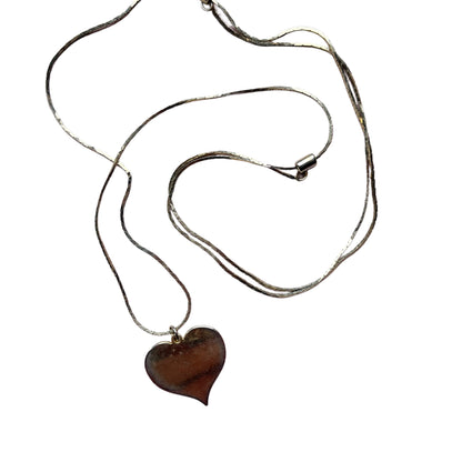 Vintage Heart Pendant Necklace