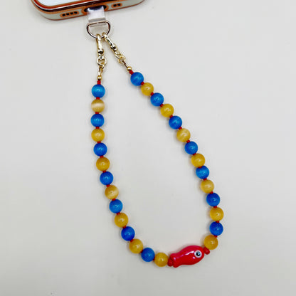 Solid Fish Wristlet