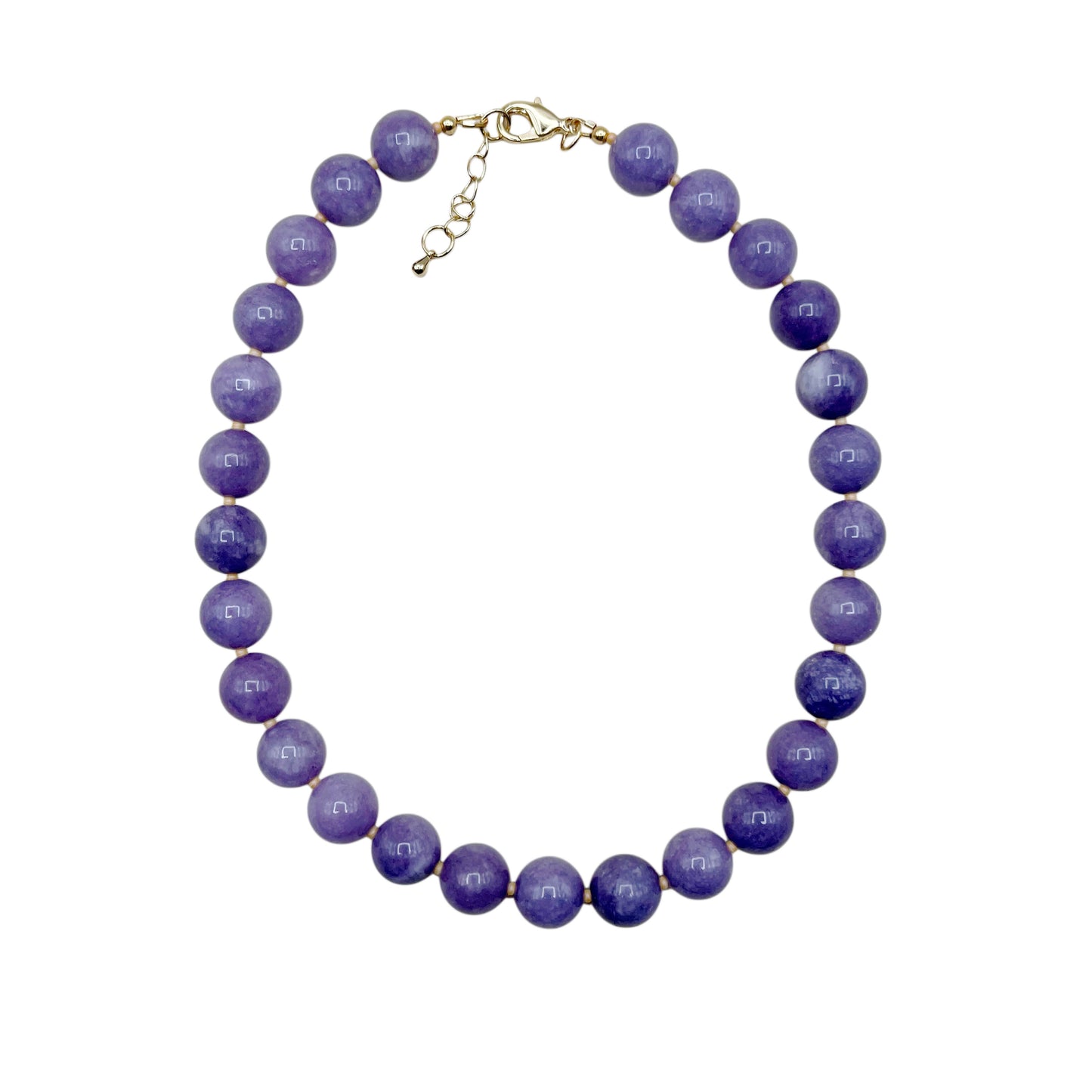 Grape Beaded Necklace