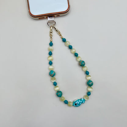 Painted Fish Wristlet