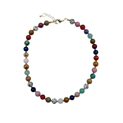 Coconut Mix Beaded Necklace