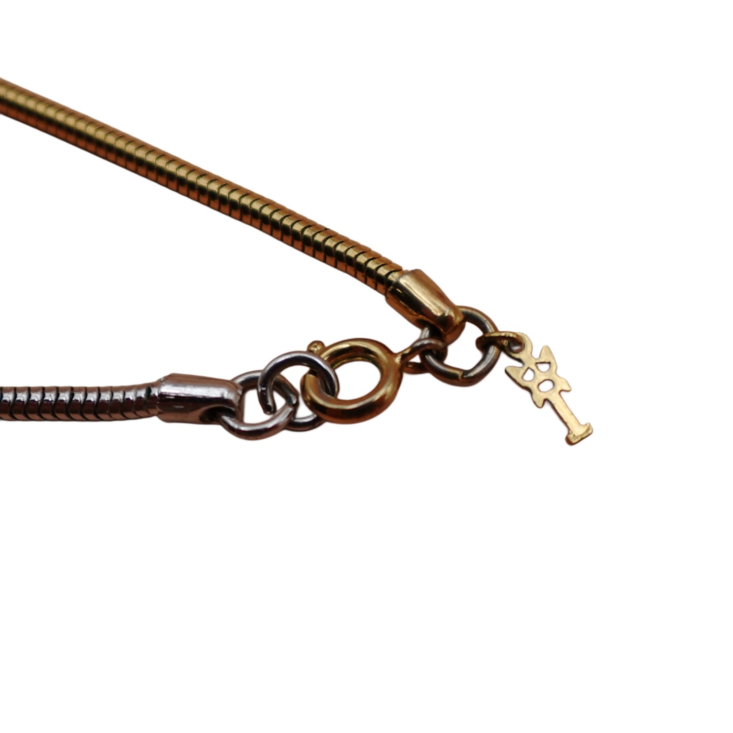 Vintage Crown Trifari Two-Tone Knot Necklace