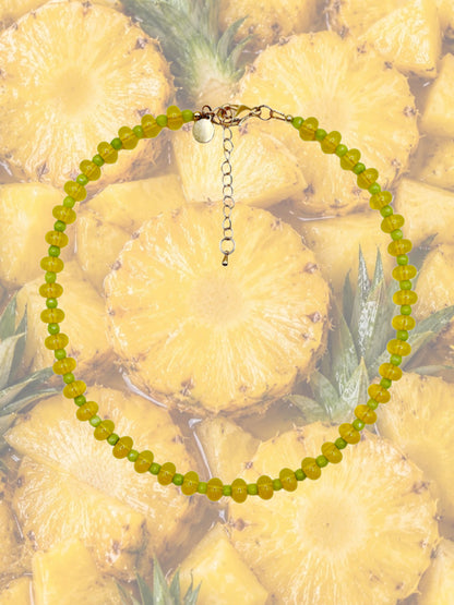 Pineapple Beaded Necklace