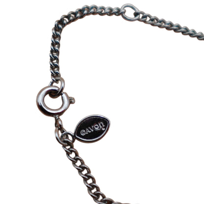 Vintage Avon Two-Tone Butterfly Pendant Choker