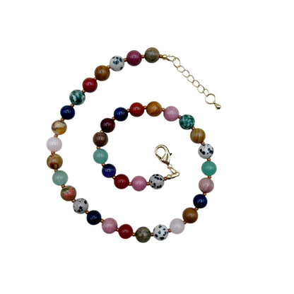 Coconut Mix Beaded Necklace