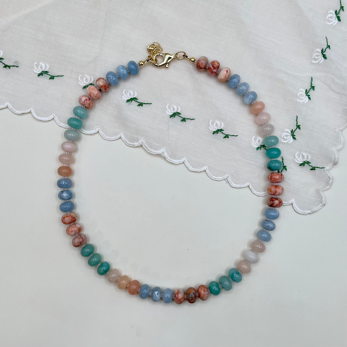 Coastal Morning Beaded Necklace