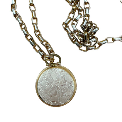 Vintage Amsley Round Watch Necklace