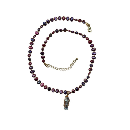 Articulated Fish Pendant Necklace