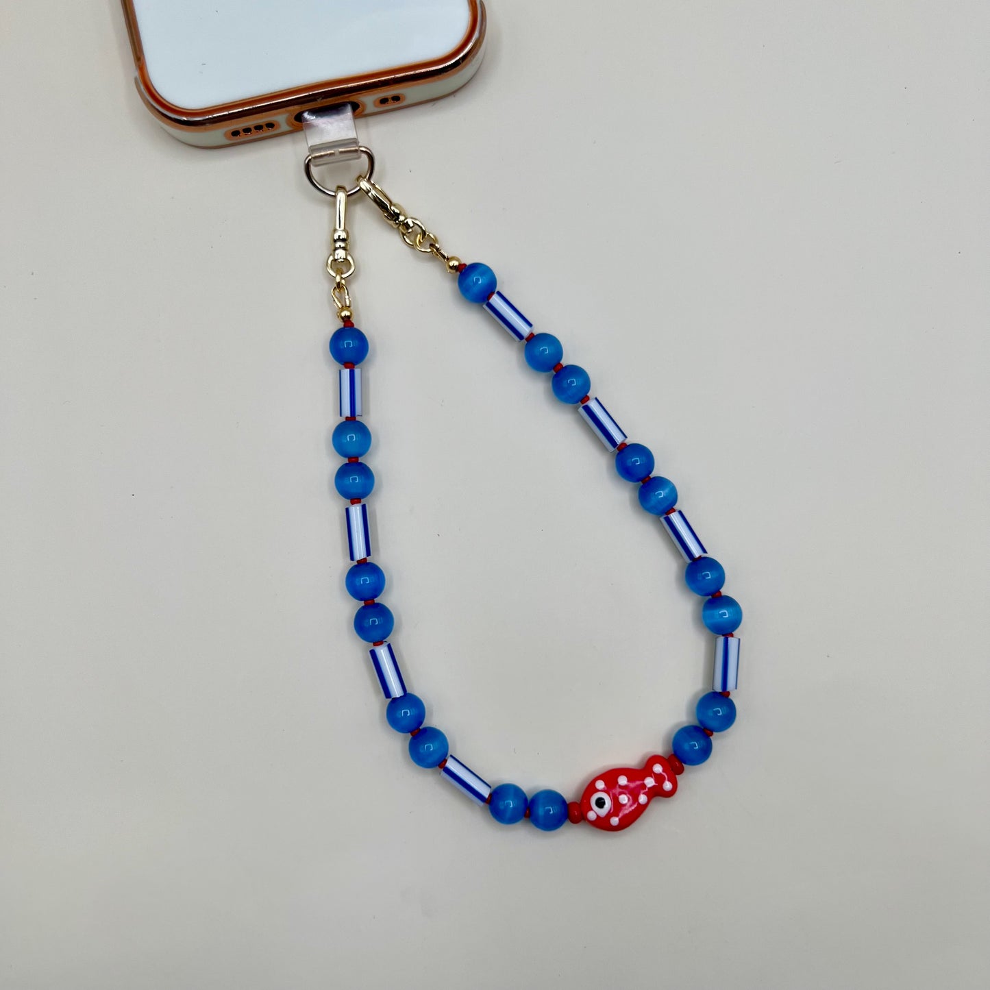 Painted Fish Wristlet