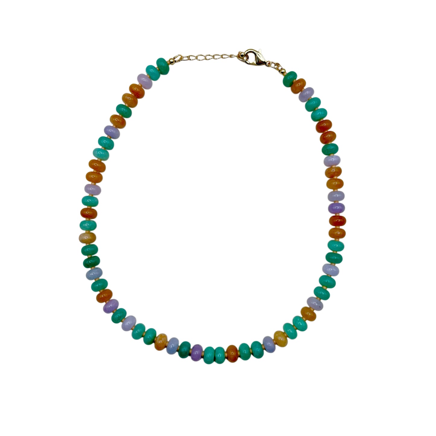 Kiwi Beaded Necklace