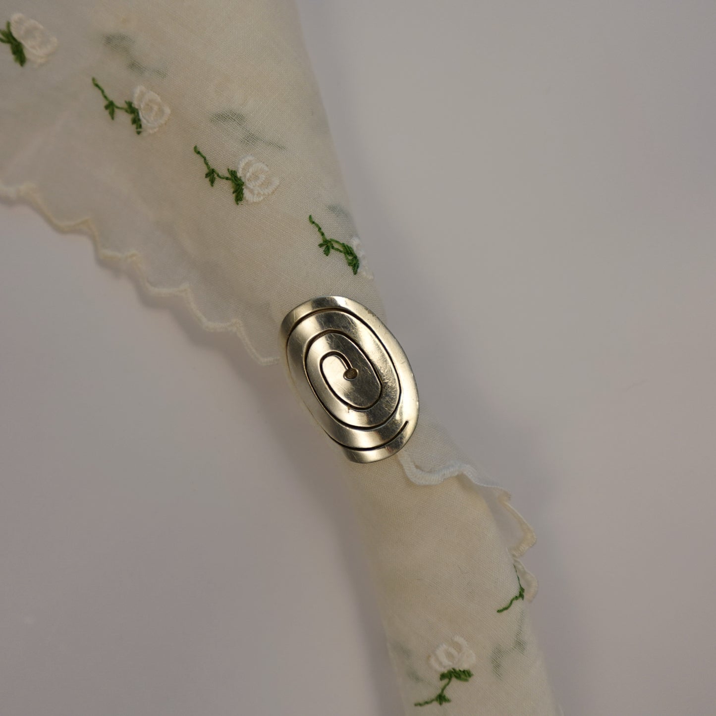 Vintage Sterling Silver Spiral Ring