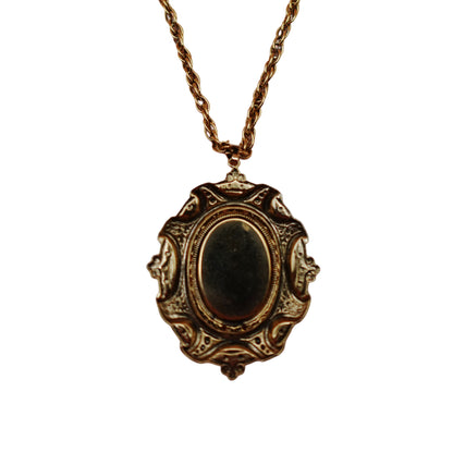 Vintage 1928 Cameo Pendant Necklace