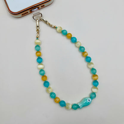 Solid Fish Wristlet