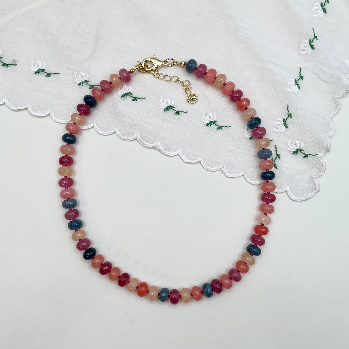 Guava Beaded Necklace