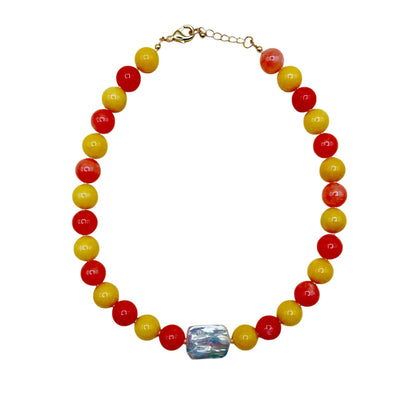 Melon Beaded Necklace