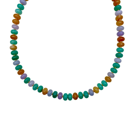Kiwi Beaded Necklace