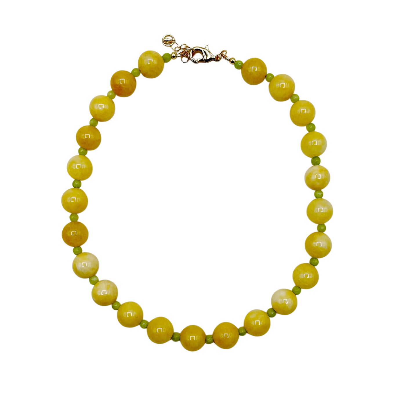 Lemon Beaded Necklace