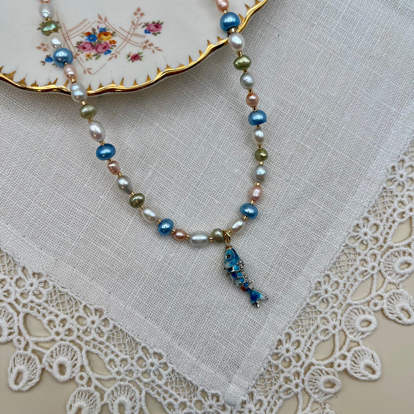 Lucky Fish Pendant Necklace