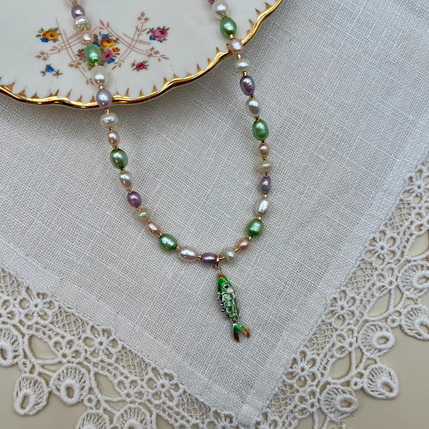 Lucky Fish Pendant Necklace