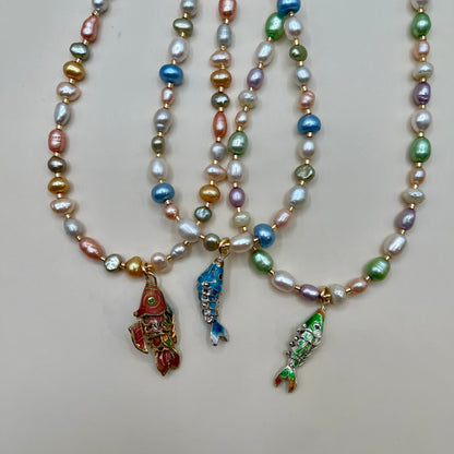 Lucky Fish Pendant Necklace