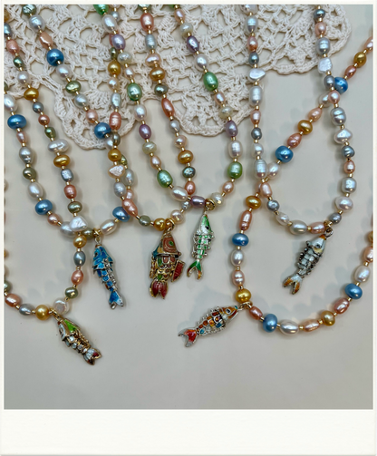 Lucky Fish Pendant Necklace