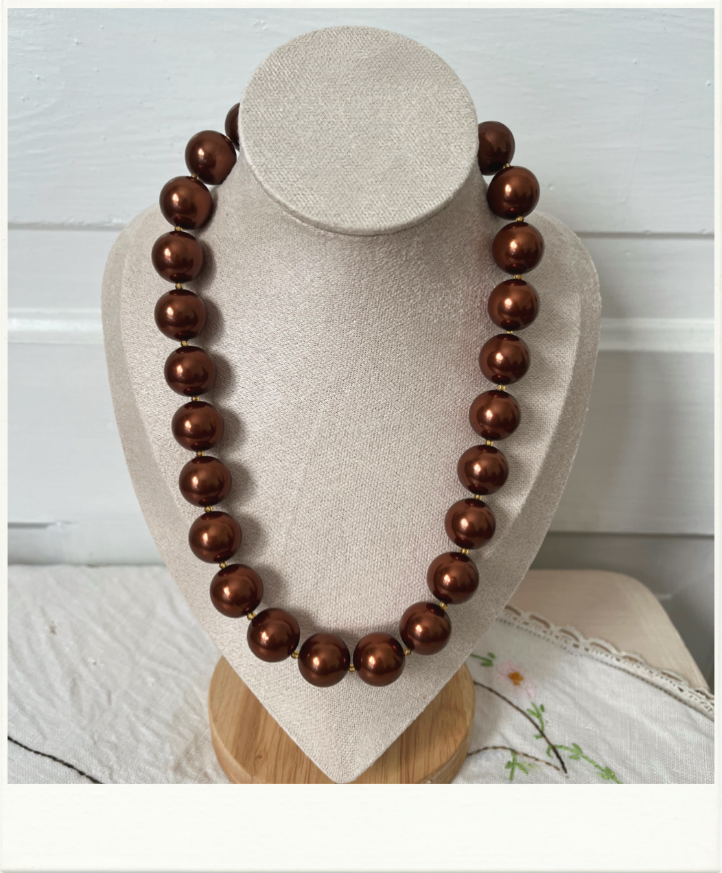 Chocolate Brown Necklace