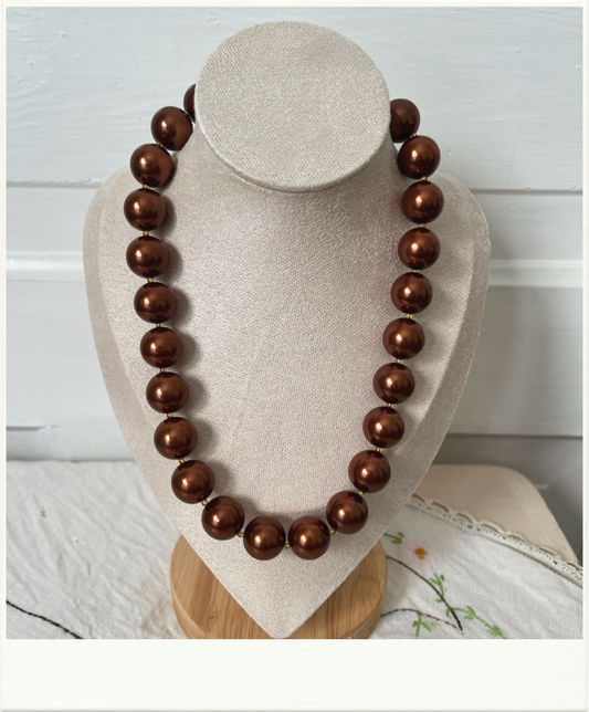Chocolate Brown Necklace