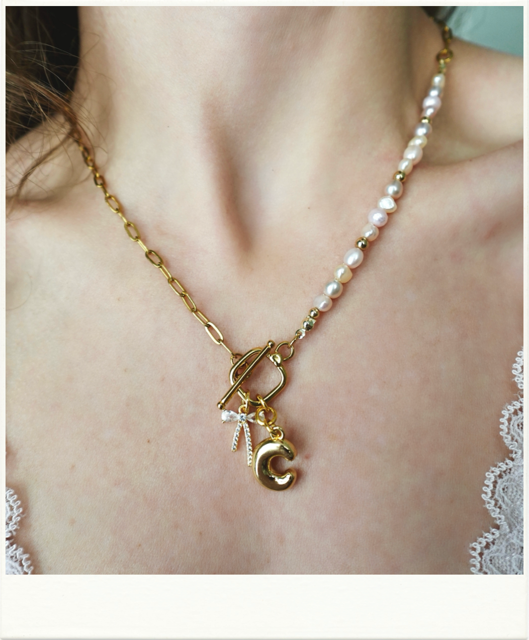 Halfsies Rosé Necklace