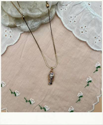 Little Swimmer Fish Pendant