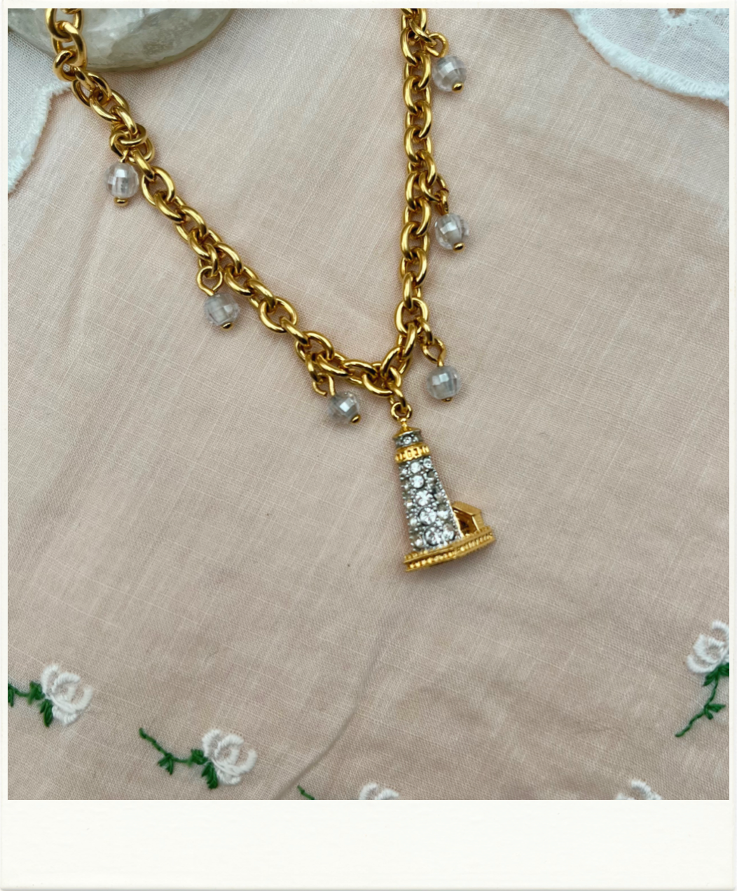 Vintage Lighthouse Charm Bracelet