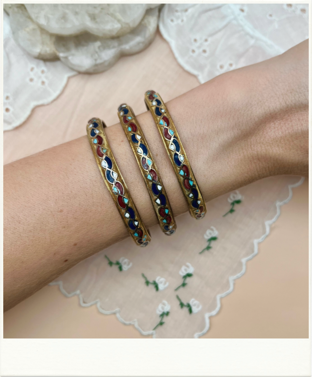 Mosaic Bangle Trio