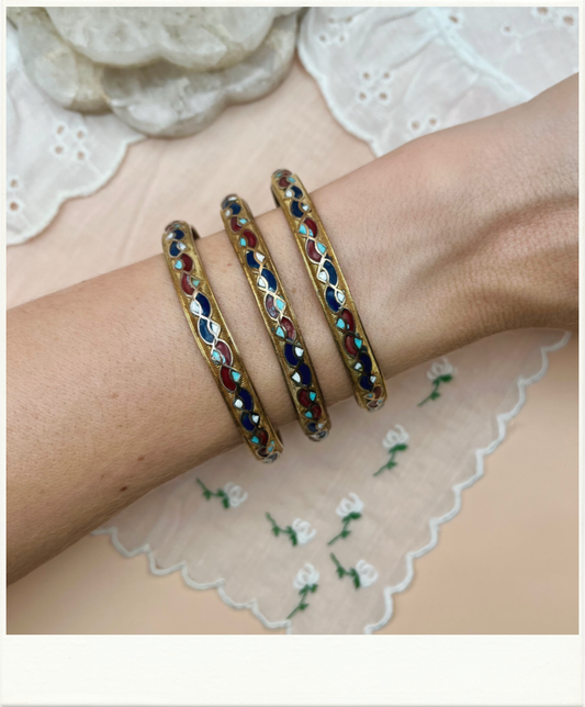 Mosaic Bangle Trio