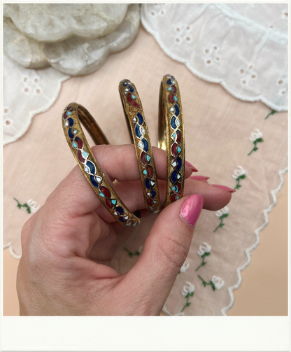 Mosaic Bangle Trio