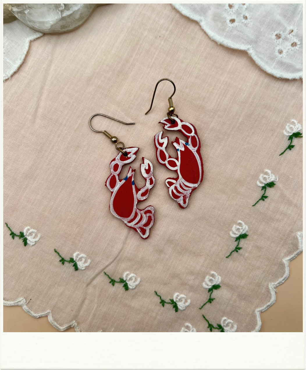 Snappy Lobster Earrings